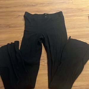 Black flare sweater pants urban outfitters